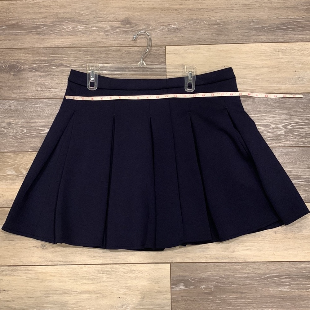 TT: Merona Navy Pleated Skater Skirt - Picture 9 of 15